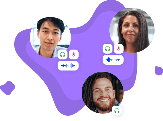 Virtual meeting illustration